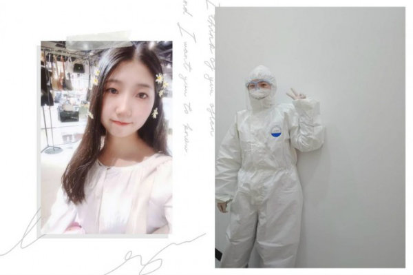 武漢仁愛(ài)醫(yī)院22歲的護(hù)士遞上了入黨申請(qǐng)書(shū)