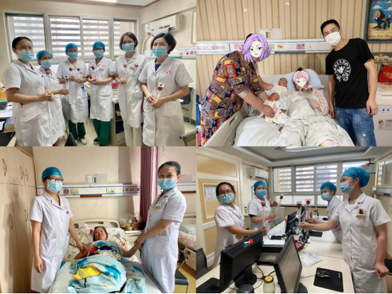 暖心！武漢仁愛(ài)醫(yī)院情人節(jié)送花送祝福