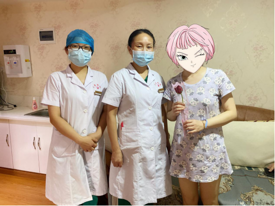 暖心！武漢仁愛(ài)醫(yī)院情人節(jié)送花送祝福